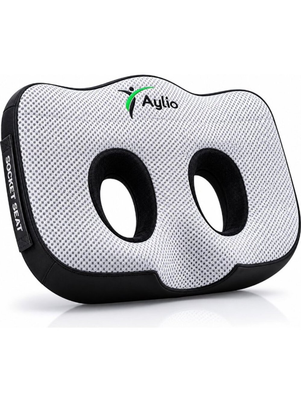 Comfortable Socket Seat Cushion - Twin Cutout Design for Sit Bone & Tailbone